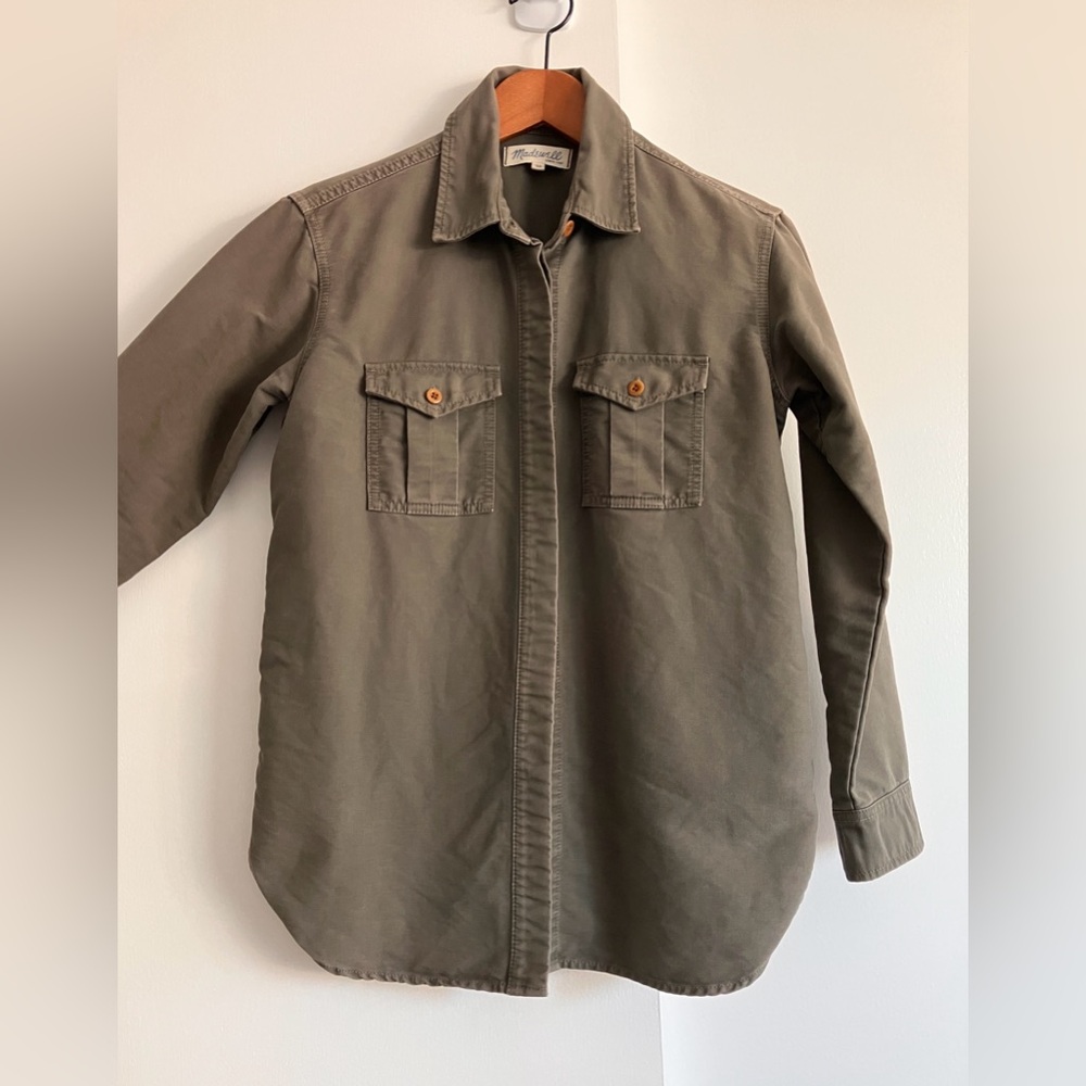 Madewell Canvas Overshirt size XS